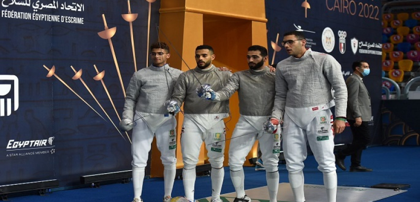 منتخب سلاح السيف للرجال يحقق المركز السادس ببطولة العالم بالقاهرة