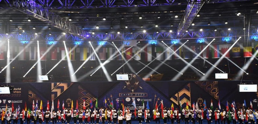 بالصور.. افتتاح بطولة العالم للسلاح في استاد القاهرة