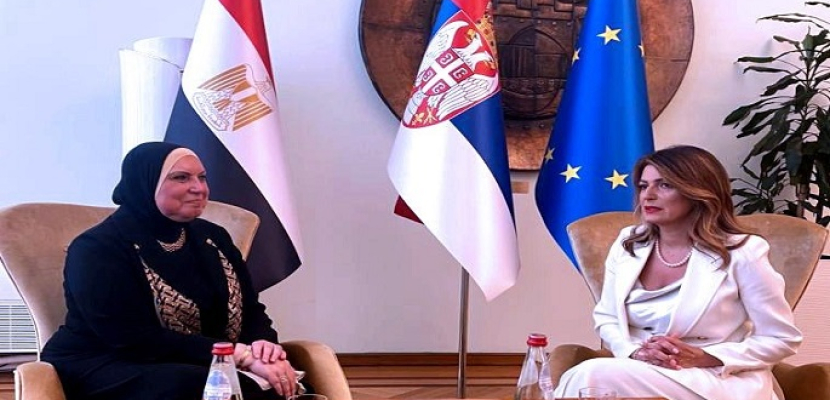 بالصور.. وزيرة التجارة والصناعة ونظيرتها الصربية تبحثان سبل تنمية وتطوير العلاقات الاقتصادية المشتركة بين البلدين