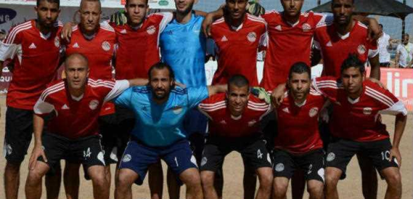 منتخب الشاطئية يواجه اليوم الإمارات فى كأس الدار البيضاء