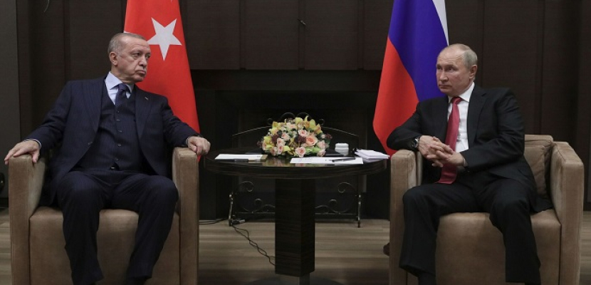 بوتين وأردوغان يبحثان ملفي أوكرانيا والطاقة في سوتشي