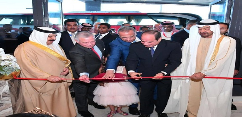 بالصور.. جولة للرئيس السيسي وقادة الإمارات والأردن والبحرين والعراق في مدينة العلمين