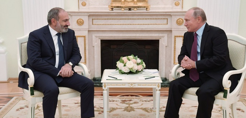 بوتين يبحث هاتفيًا مع رئيس الوزراء الأرميني الوضع في ناجورنو كاراباخ