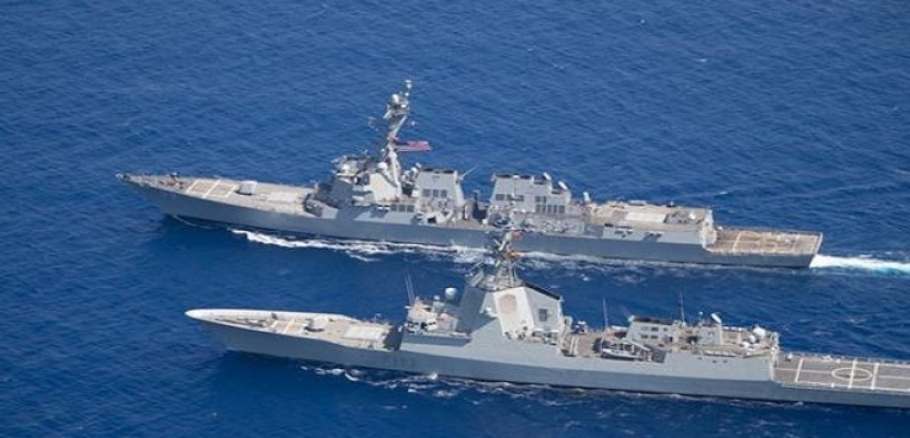 بالصور.. القوات البحرية المصرية تُنفذ تدريباً بحرياً عابراً مع البحرية الأمريكية والأسبانية