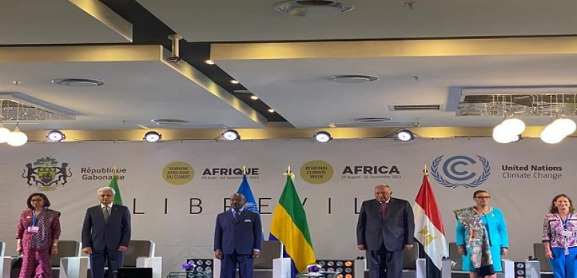 بالصور..وزير الخارجية يشارك في أسبوع المناخ لإفريقيا بالجابون