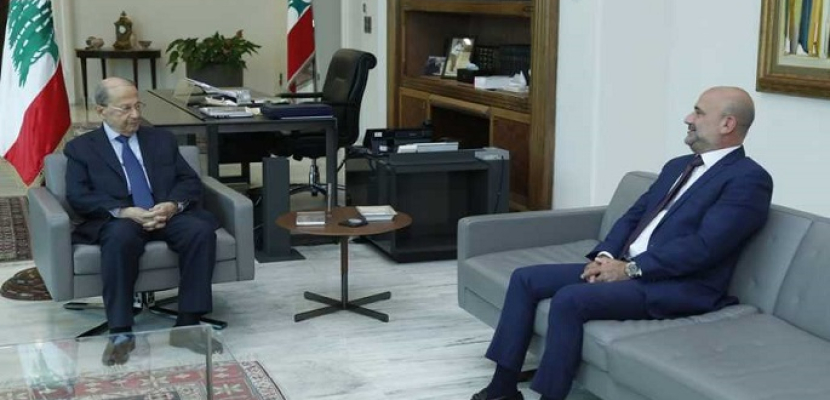 الرئيس اللبناني يبحث مع رئيس لجنة الشباب بمجلس النواب تطورات تشكيل الحكومة الجديدة