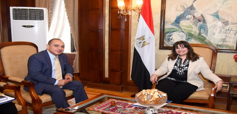 بالصور .. وزيرة الهجرة تستقبل سفير مصر في كينيا قبيل استلام مهام عمله