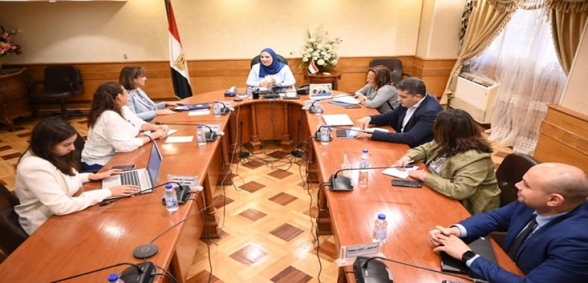 بالصور.. وزيرة التضامن تبحث مع المنسق المقيم للأمم المتحدة في مصر أوجه التعاون