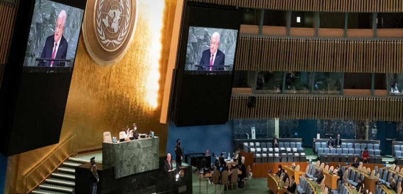 الرئيس الفلسطيني أمام الأمم المتحدة: إسرائيل تقوض حل الدولتين وتعطل إجراء الانتخابات