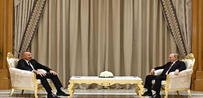 بوتين يلتقي علييف ويعرب عن قلقه إزاء تفاقم الوضع على الحدود الأرمنية الأذربيجانية