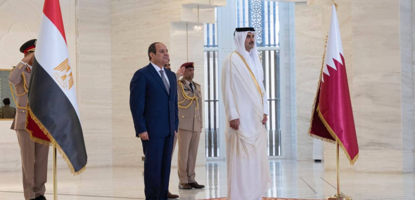 مجلس الوزراء القطري: القمة القطرية المصرية فتحت آفاقا جديدة لتطوير التعاون الثنائي