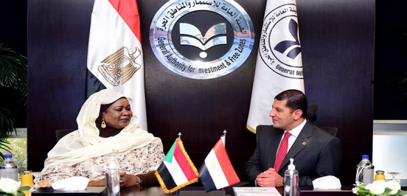 الرئيس التنفيذي لهيئة الاستثمار يبحث مع وزيرة الاستثمار والتعاون الدولي السودانية أوجه التعاون المشترك