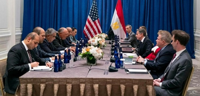 بالصور .. شكري ونظيره الأمريكي يؤكدان أهمية الشراكة الاستراتيجية بين مصر والولايات المتحدة