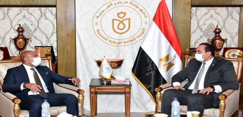 رئيس هيئة الرعاية الصحية يبحث التعاون مع رئيس شركة أسترازينيكا مصر لدعم جهود الدولة في مشروع التأمين الصحي الشامل