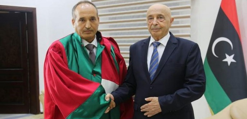عبدالله بورزيزة يؤدي اليمين الدستورية رئيسًا للمحكمة الليبية العليا