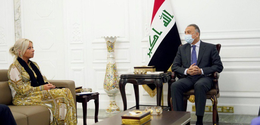 رئيس الوزراء العراقي يبحث مع ممثلة الأمم المتحدة حالة الانسداد السياسي في البلاد