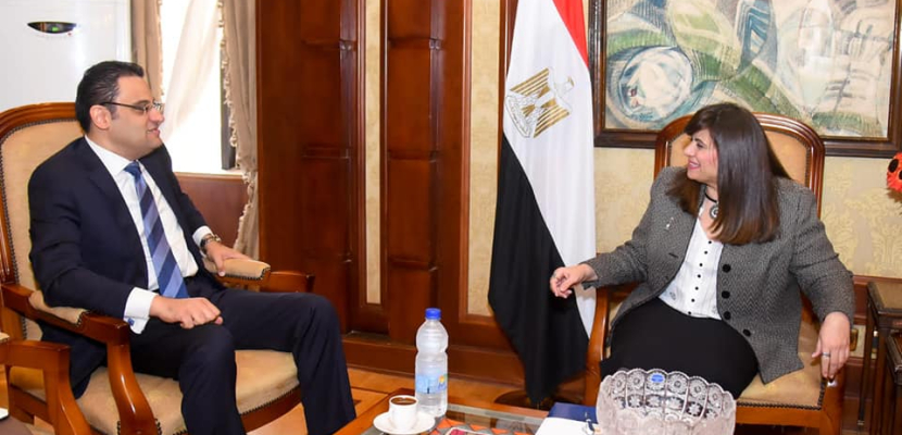 وزيرة الهجرة تلتقي سفير مصر في التشيك لتعزيز التعاون المشترك لصالح الجالية المصرية