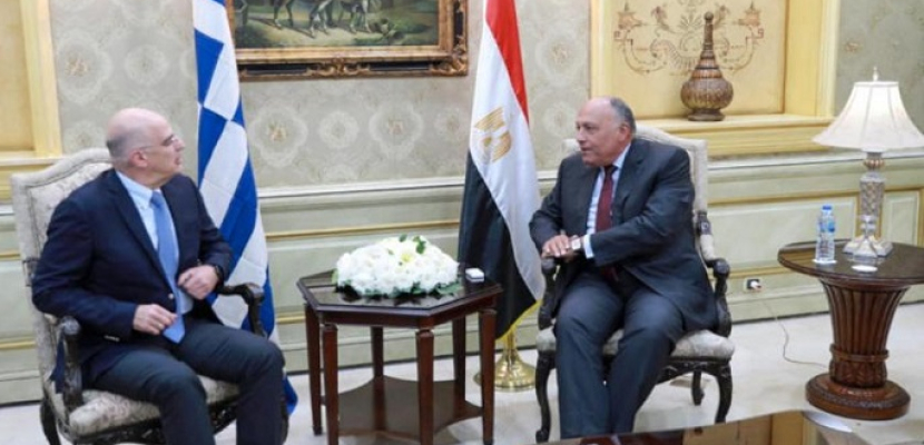 مباحثات مصرية – يونانية غدا بالقاهرة على مستوى وزيري الخارجية
