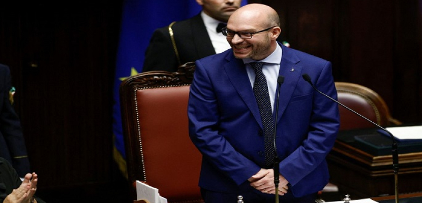 انتخاب لورينزو فونتانا رئيسا لمجلس النواب الإيطالي