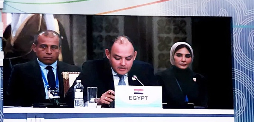 وزير التجارة يلقي كلمة مصر أمام القمة السادسة لمؤتمر “سيكا” بالعاصمة الكازاخية