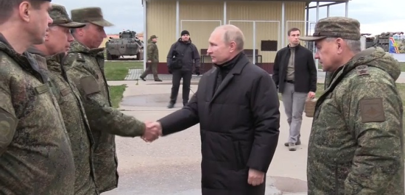 بوتين يتفقد استعدادات التعبئة العسكرية