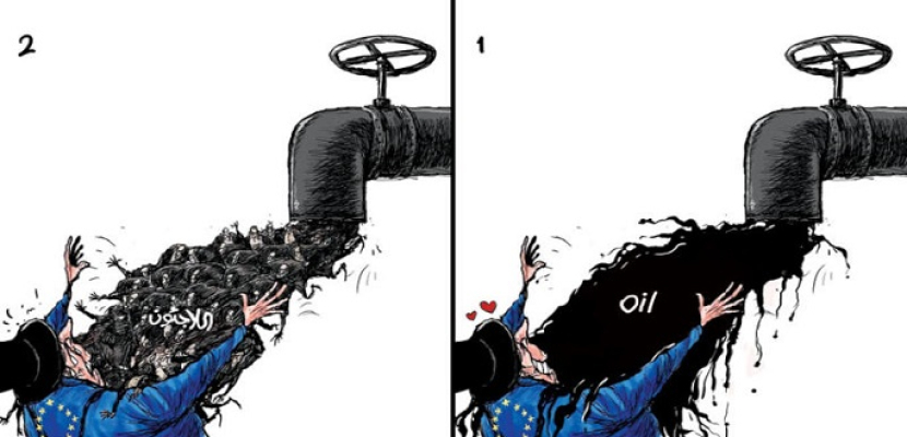 أوروبا تقف عاجزة أمام أزمتي النفط واللاجئين