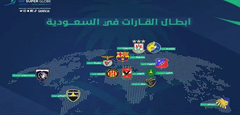 الأهلى يواجه مضر السعودي في أولى مبارياته بكأس العالم للأندية لليد