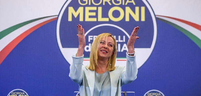 الرئيس الإيطالي يكلف ميلوني بتشكيل الحكومة الجديدة