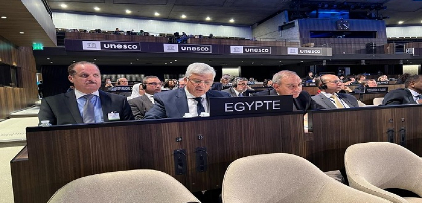 وزير التعليم العالي يلقى كلمة مصر في الدورة 215 للمجلس التنفيذي لليونسكو