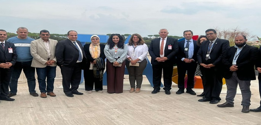 وزير الزراعة يلتقي المصريين العاملين في منظمة الأغذية والزراعة “الفاو” في روما