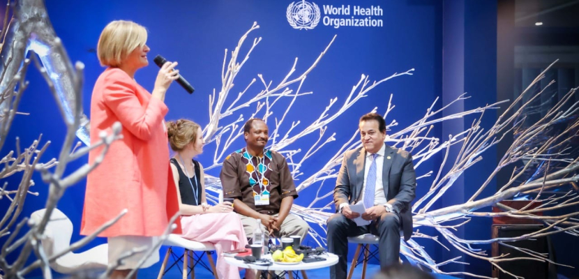 وزير الصحة يشارك في افتتاح جناح منظمة الصحة العالمية بمؤتمر المناخ cop27