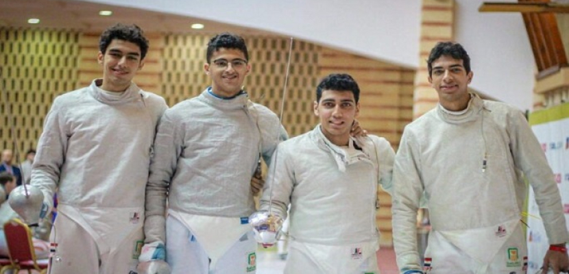 منتخب مصر للشباب يتوج بذهبية كأس العالم لسلاح السيف بتونس