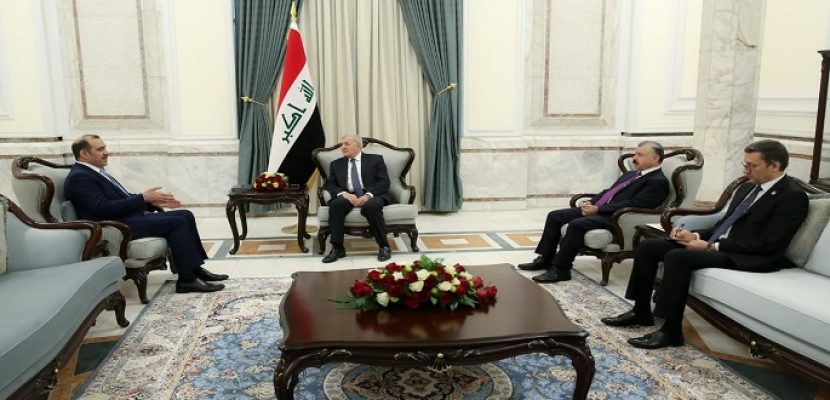 الرئيس العراقي يؤكد ضرورة السيطرة على المنافذ غير الشرعية ومكافحة الفساد