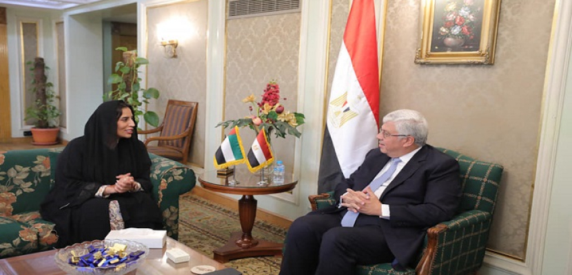وزير التعليم العالي يبحث مع سفيرة الإمارات بالقاهرة تعزيز التعاون المُشترك