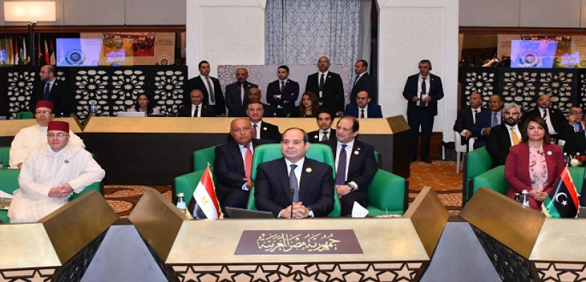 الرئيس السيسي يلقي اليوم كلمة مصر أمام القمة العربية