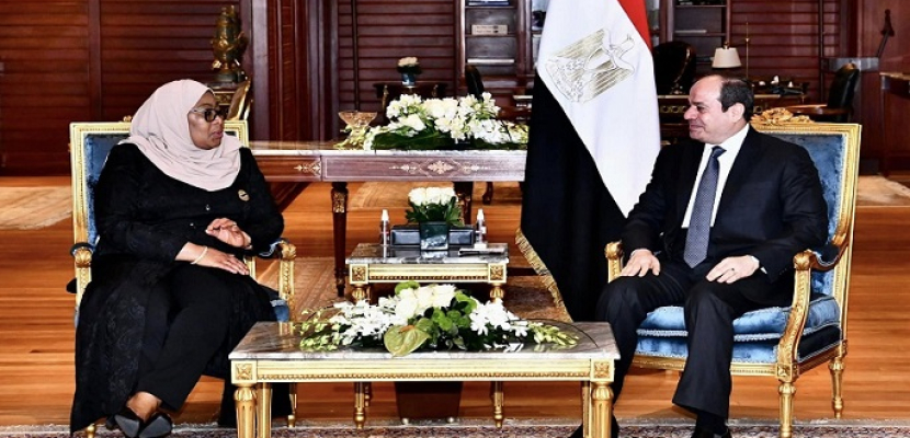 بالصور .. الرئيس السيسى يؤكد حرص مصر على تعزيز العلاقات مع تنزانيا على كافة الأصعدة