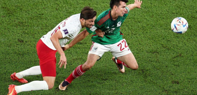 المكسيك تتعادل مع بولندا بدون أهداف.. والسعودية تنفرد بصدارة المجموعة الثالثة للمونديال