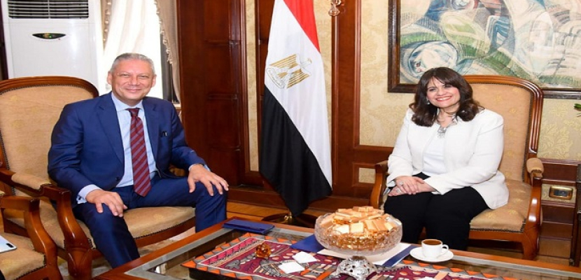 وزيرة الهجرة تشارك في لقاء المجلس المصري البريطاني