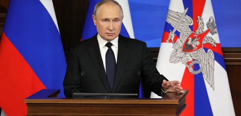 بوتين يأمر بإدخال فرقاطة مزودة بصواريخ تسركون للخدمة العسكرية