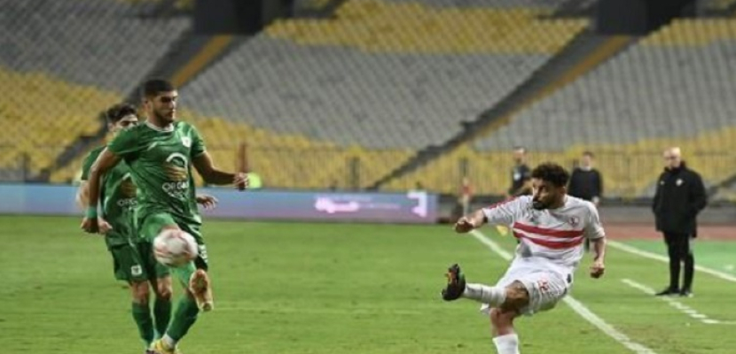 الزمالك يتعادل مع المصري بهدفين في الدوري الممتاز