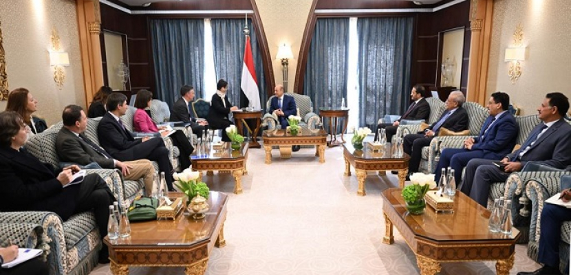 رئيس القيادة اليمني يؤكد أهمية مضاعفة الضغوط الدولية على ميليشيا الحوثي