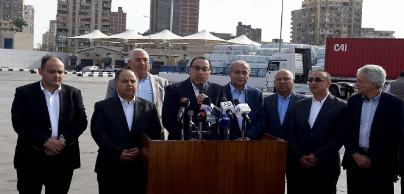 بالصور- خلال مؤتمر صحفي بميناء الإسكندرية.. رئيس الوزراء: من 24 حتى 30 ديسمبر تم خروج سلع وبضائع بقيمة 1.236 مليار دولار