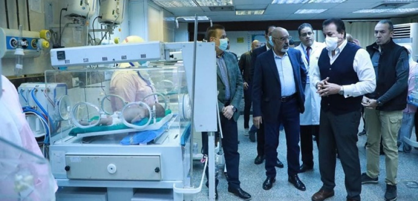 بالصور.. وزير الصحة يتفقد مستشفى الهلال للتأمين الصحي بمحافظة المنوفية