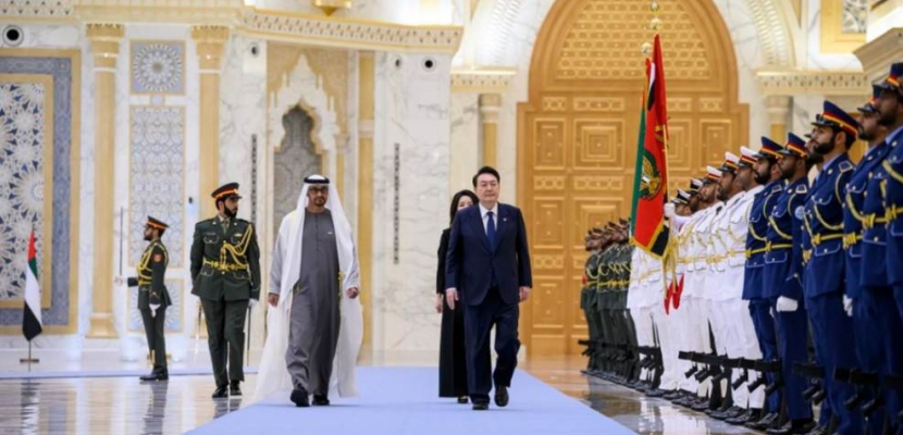 رئيسا الإمارات وكوريا الجنوبية يبحثان فرص التعاون المشترك