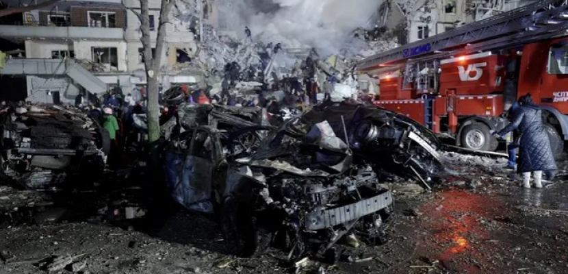 كييف تعلن مقتل 25 شخصا جراء القصف الروسي في مدينة دنيبرو