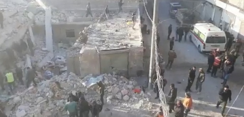 سوريا: مصرع 16 شخصا في انهيار مبنى سكني في حلب