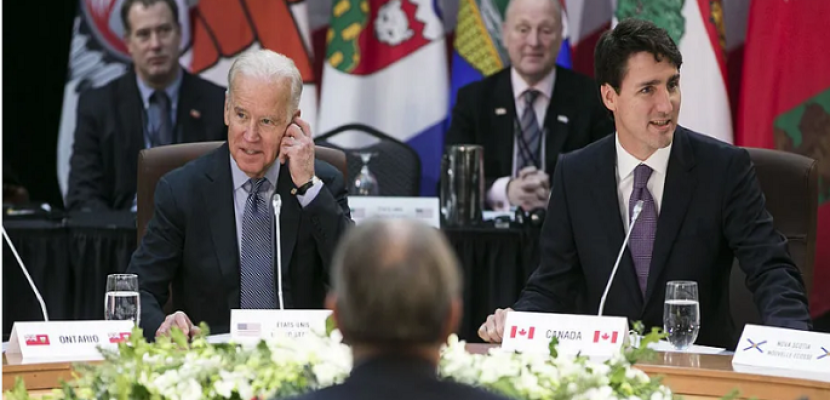 بايدن وترودو يجريان محادثات ثنائية قبل قمة أمريكا الشمالية الأسبوع المقبل