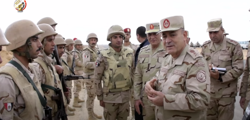 بالفيديو .. الفريق أسامة عسكر يتفقد عناصر القوات المسلحة والمشروعات التنموية بشمال سيناء