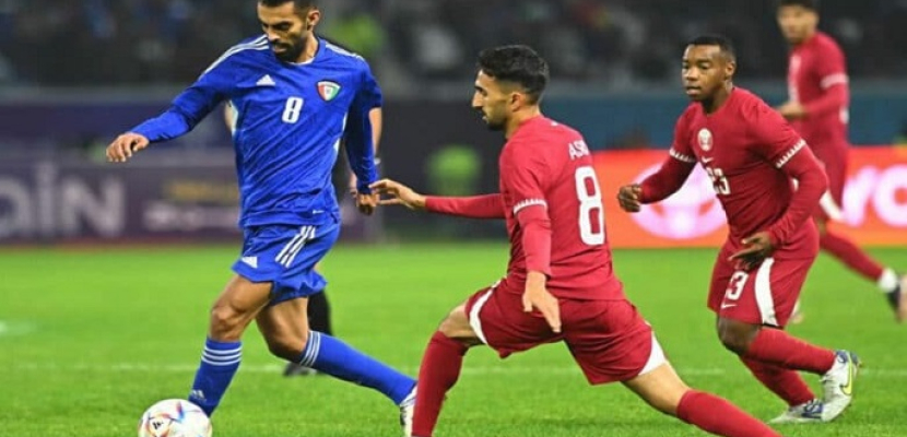 منتخب الكويت لكرة القدم يخسر أولى مبارياته في بطولة (خليجي 25) أمام قطر 2-0