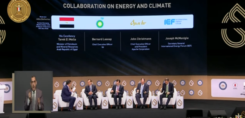 الرئيس السيسي يشهد جلسة حوارية حول أهمية التعاون في مجال الطاقة وتغير المناخ